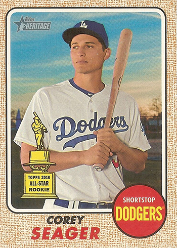 2017 Topps Heritage Baseball Flip Stock Front