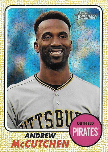 2017 Topps Heritage Chrome Gold Refractor