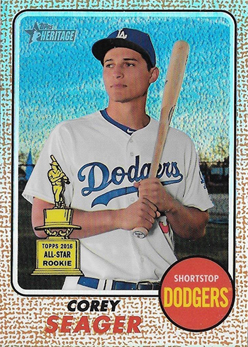 2017 Topps Heritage Chrome Refractor Corey Seager