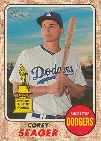 2017 Topps Heritage Gray back Corey Seager Front