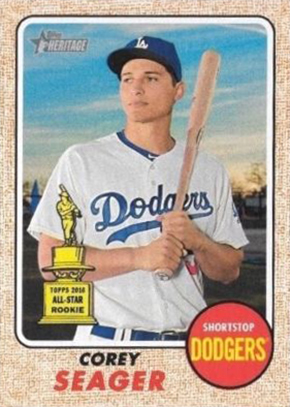 2017 Topps Heritage Mini Corey Seager Front