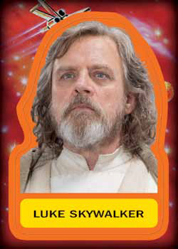 2017 Topps Journey to Star Wars the Last Jedi Sticker