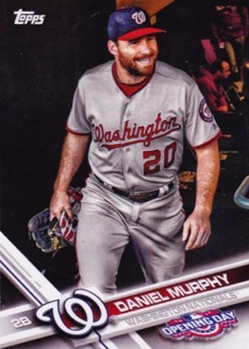  Baseball MLB 2017 Topps #62 Daniel Murphy Nationals :  Collectibles & Fine Art