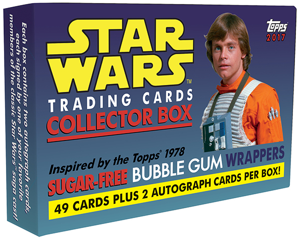 2017 Topps Star Wars Sugar-Free Gum Box