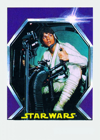 2017 Topps Star Wars Sugar-Free Gum Luke Skywalker