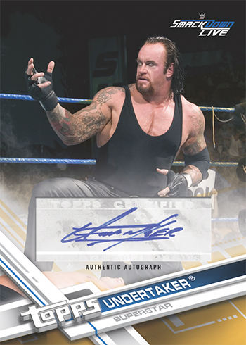 2017 Topps WWE Autographs Undertaker