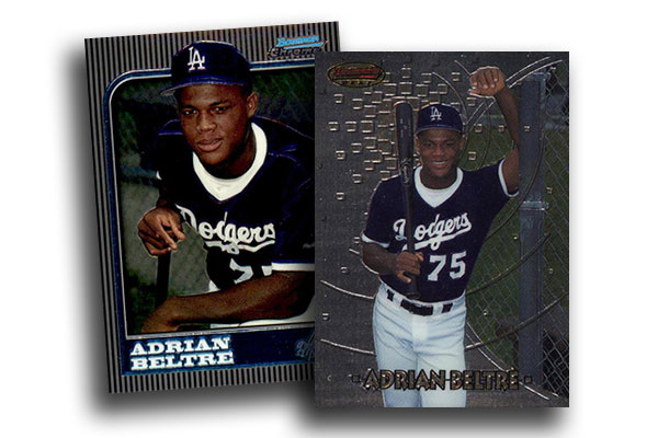 ADRIAN BELTRE ROOKIE CARD Upper Deck RETRO FUTURAMA Baseball RC Dodgers  Rangers!