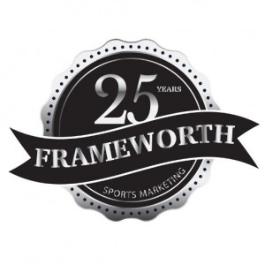 Frameworth 25th logo