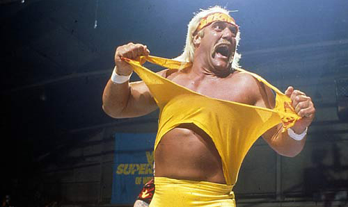 Hulk Hogan Tearing Shirt