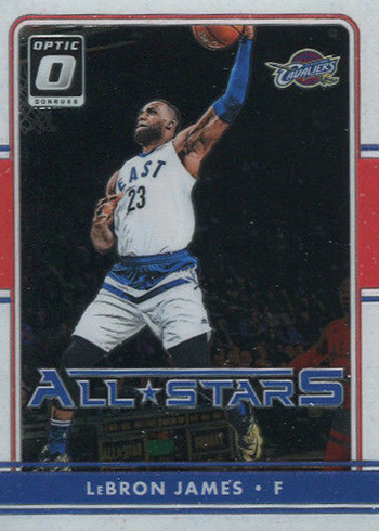 2016-17 Donruss Optic Basketball All-Stars LeBron James