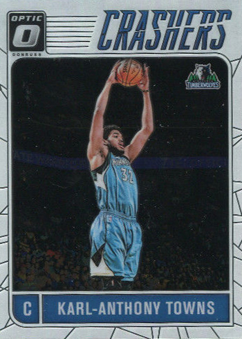 2016-17 Donruss Optic Basketball Crashers Karl-Anthony Towns