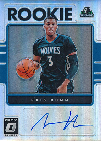 2016-17 Donruss Optic Basketball Rookie SIgnatures Holo Kris Dunn