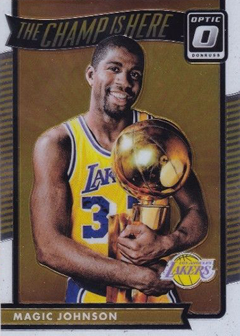 2016-17 Donruss Optic Basketball The Champ Is Here Magic Johnson