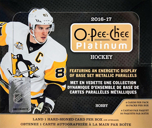 2016-17 O-Pee-Chee Platinum Hockey Hobby Box