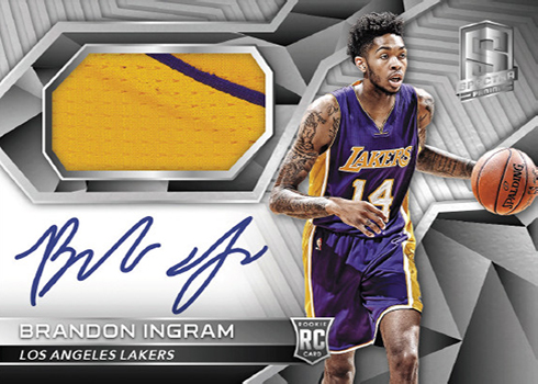 2016-17 Panini Spectra Basketball Rookie Patch Autograph Brandon Ingram