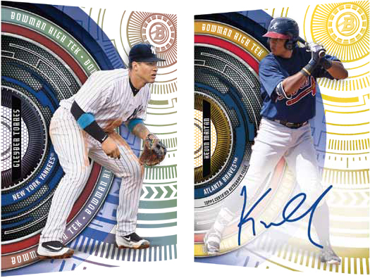 2017 Bowman High Tek Baseball Factory Sealed Hobby Box – 4 On-Card Autographs