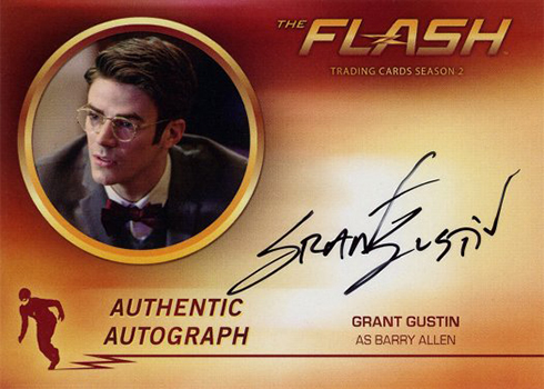 2017 Cryptozoic The Flash Season 2 Autographs Grant Gustin as Barry Allen Earth 2