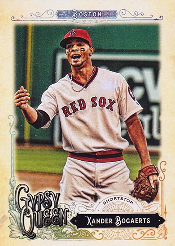 Xander Bogaerts Card 2017 Topps Bunt Purple #36