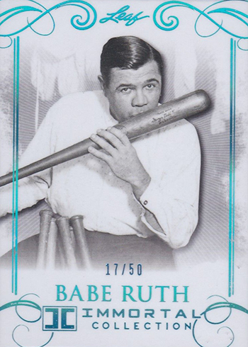 2017 Leaf Babe Ruth Immortal Collection Base