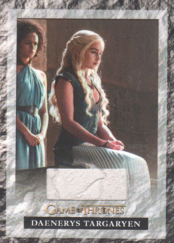 Game Of Thrones Season 6 Metal Casetopper Card CT1 Valyrian Steel Metal Promo