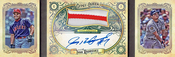 2017 Topps Gypsy Queen Auto Patch Book Ivan Rodriguez