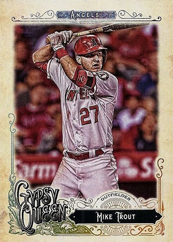 2017 Topps Gypsy Queen Base 200 Mike Trout