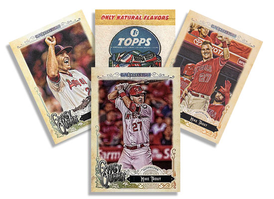 Mike Trout 2017 TOPPS GYPSY QUEEN THROWBACK VARIATION GREEN SP #200 ANGELS!