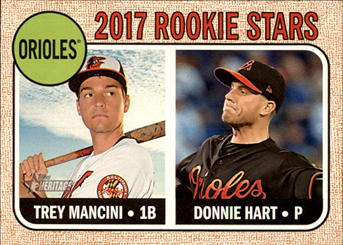 2022 Topps Heritage - Trey Mancini - #443 Chrome Parallel #d /999 ORIOLES