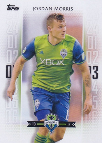2017 Topps MLS 148 Jordan Morris Green