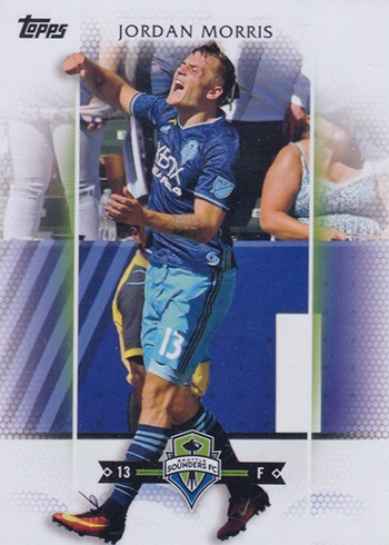 2017 Topps MLS Variation Jordan Morris Blue