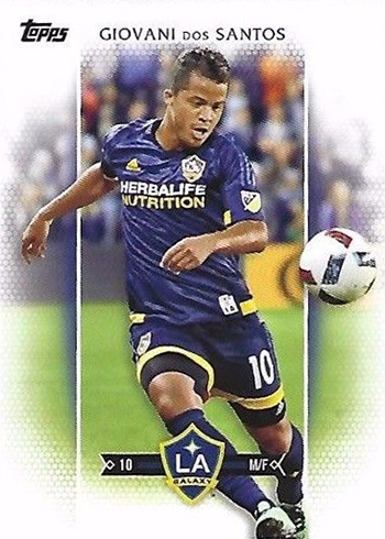 2017 Topps MLS Variations Giovani dos Santos 103 Purple