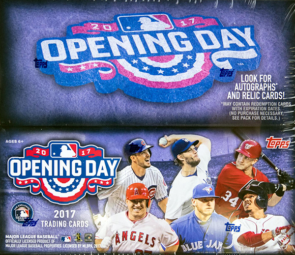 2017 Topps Opening Day Baseball Box