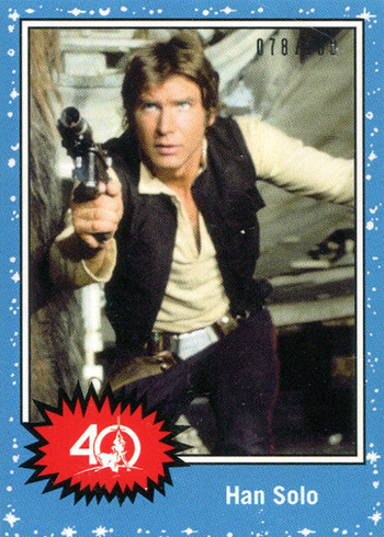 2017 Topps Star Wars 40th Anniversary Celebration Orlando Promos Han Solo