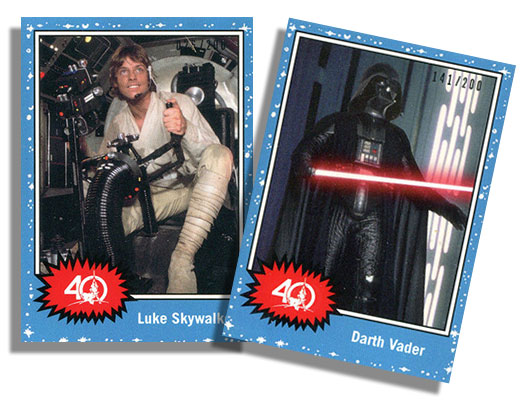 2017 Topps Star Wars 40th Anniversary Celebration Promo Cards