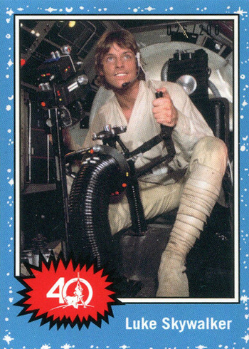 2017 Topps Star Wars 40th Anniversary Celebration Orlando Promos Luke Skywalker