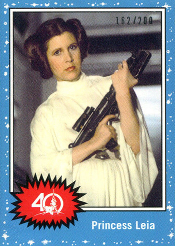 2017 Topps Star Wars 40th Anniversary Celebration Orlando Promos Princess Leia