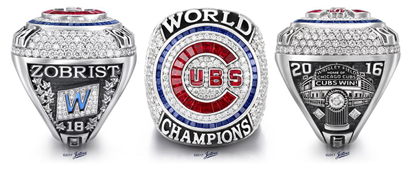 Chicago Cubs 2016 World Series Ring A