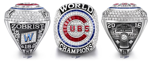 2016 Chicago Cubs World Series Baseball Championship Ring