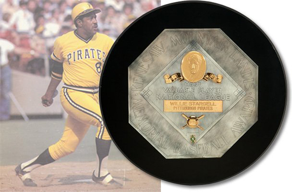 Roberto Clemente Game-Worn Jersey, World Series Trophy Up For