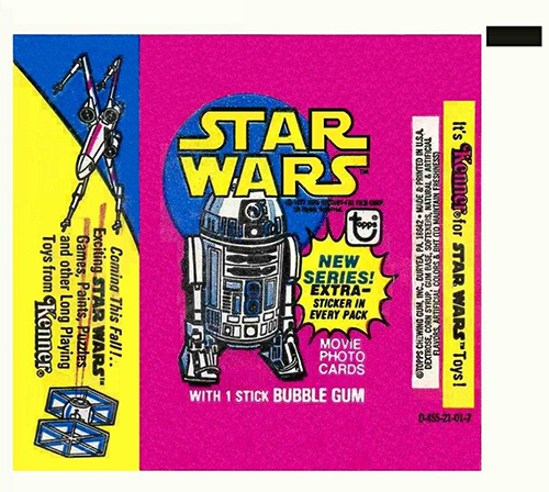 Wax Wrappers Vintage Topps 1977 STAR WARS Series 1 Blue Set 