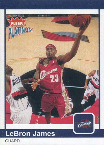 2003-04 Fleer Platinum LeBron James