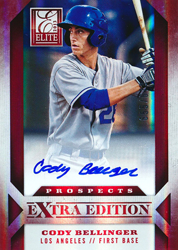 2013 Elite Extra Edition Cody Bellinger Autograph