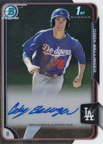 Lids Cody Bellinger Los Angeles Dodgers Autographed 2017 Bowman