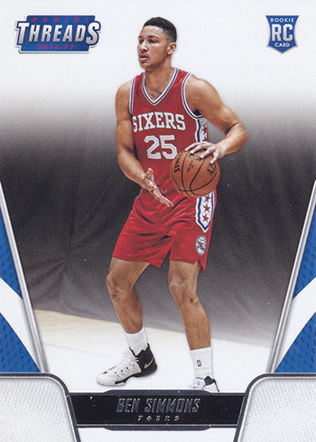 2016-17 Panini Threads Basketball Base Ben Simmons RC