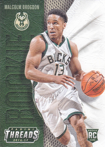 2016-17 Panini Threads Basketball Base Rookies Leather Malcolm Brogdon