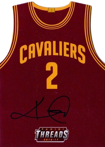 2016-17 Panini Threads Basketball Die Cut Threads Signatures Kyrie Irving