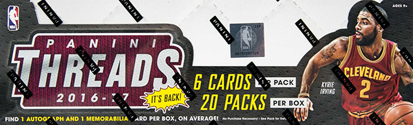 2016-17 Panini Threads Basketball Hobby Box