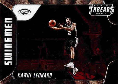 2016-17 Panini Threads Basketball Swingmen Kawhi Leonard