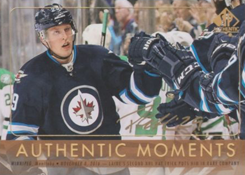 2016-17 SPA Authentic Moments Autographs Patrik Laine