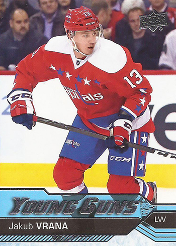 2016-17 Upper Deck Hockey 520 Jakub Vrana YG